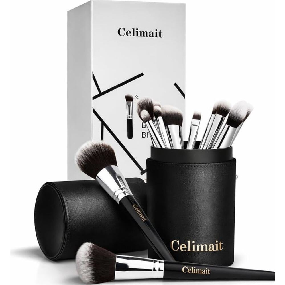Celimait Makeup Brushes Set Professional & Beginner Friendly with Uniquely De...
